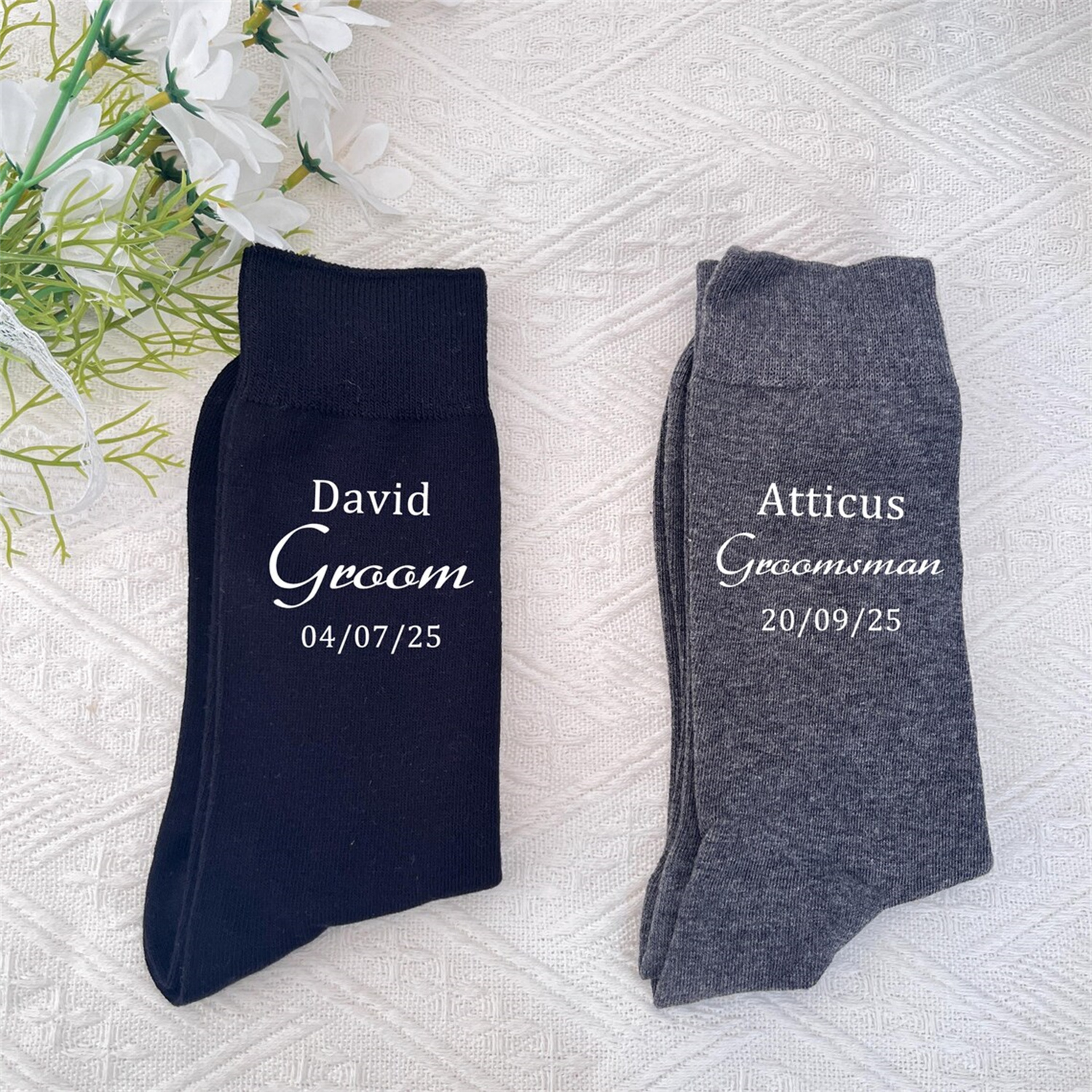 Men'S Grooming House - Personalized Best man socks,Best man gift,Page