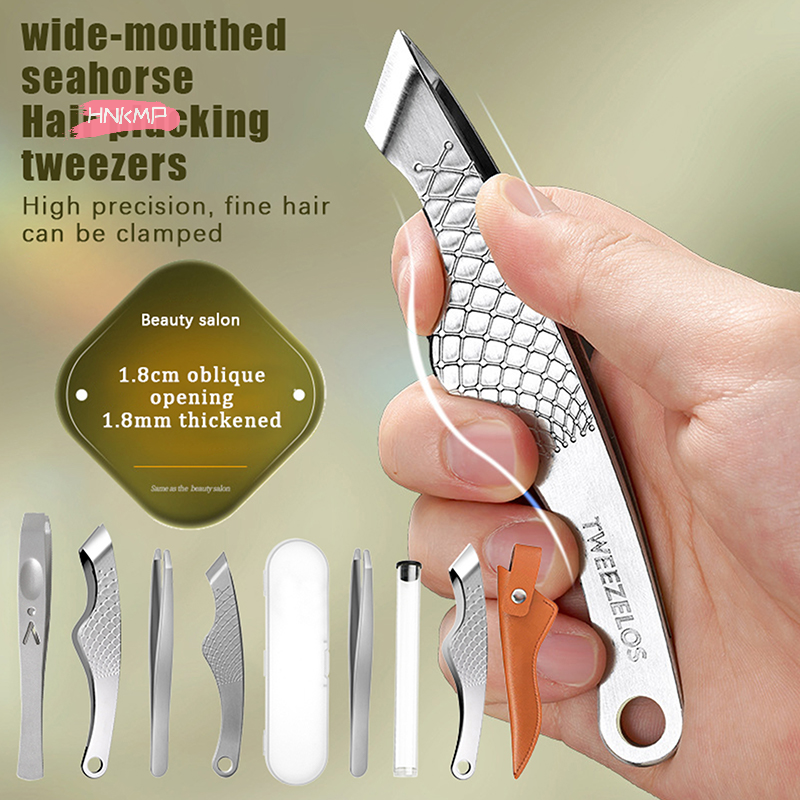 Men'S Beard Grooming - Professional Wide Mouth Hair Plucking Tweezers