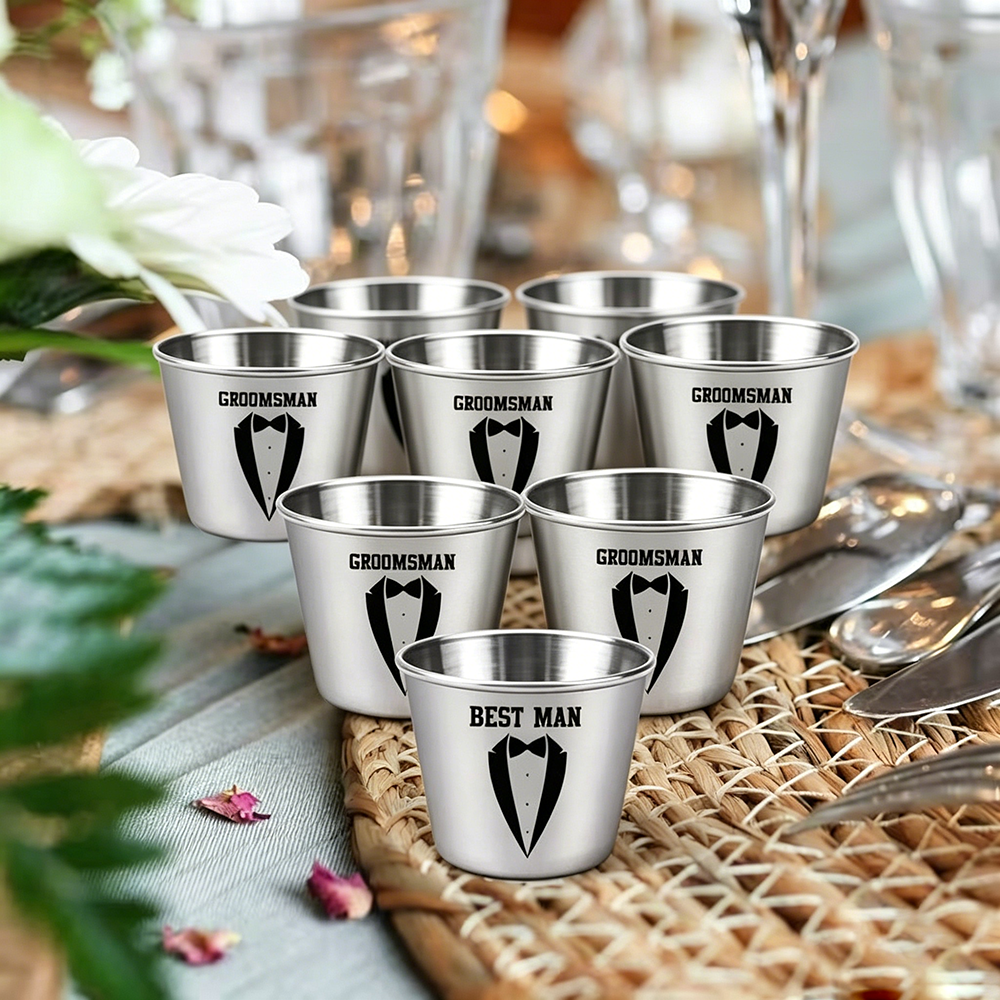 Custom Groomsman Shot Glass Se - Men'S Grooming House ulasan dan harga