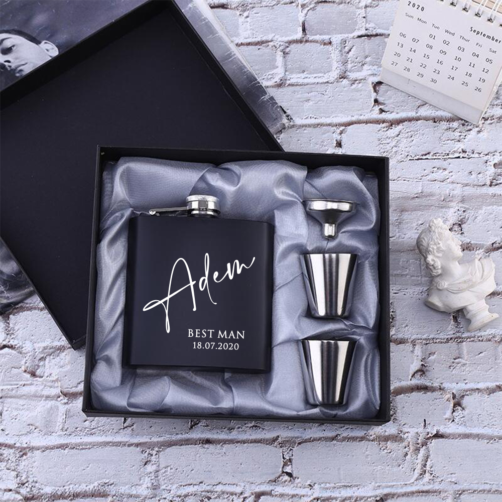 Personalized Logo Hip Flask Se - Men'S Grooming House ulasan dan harga