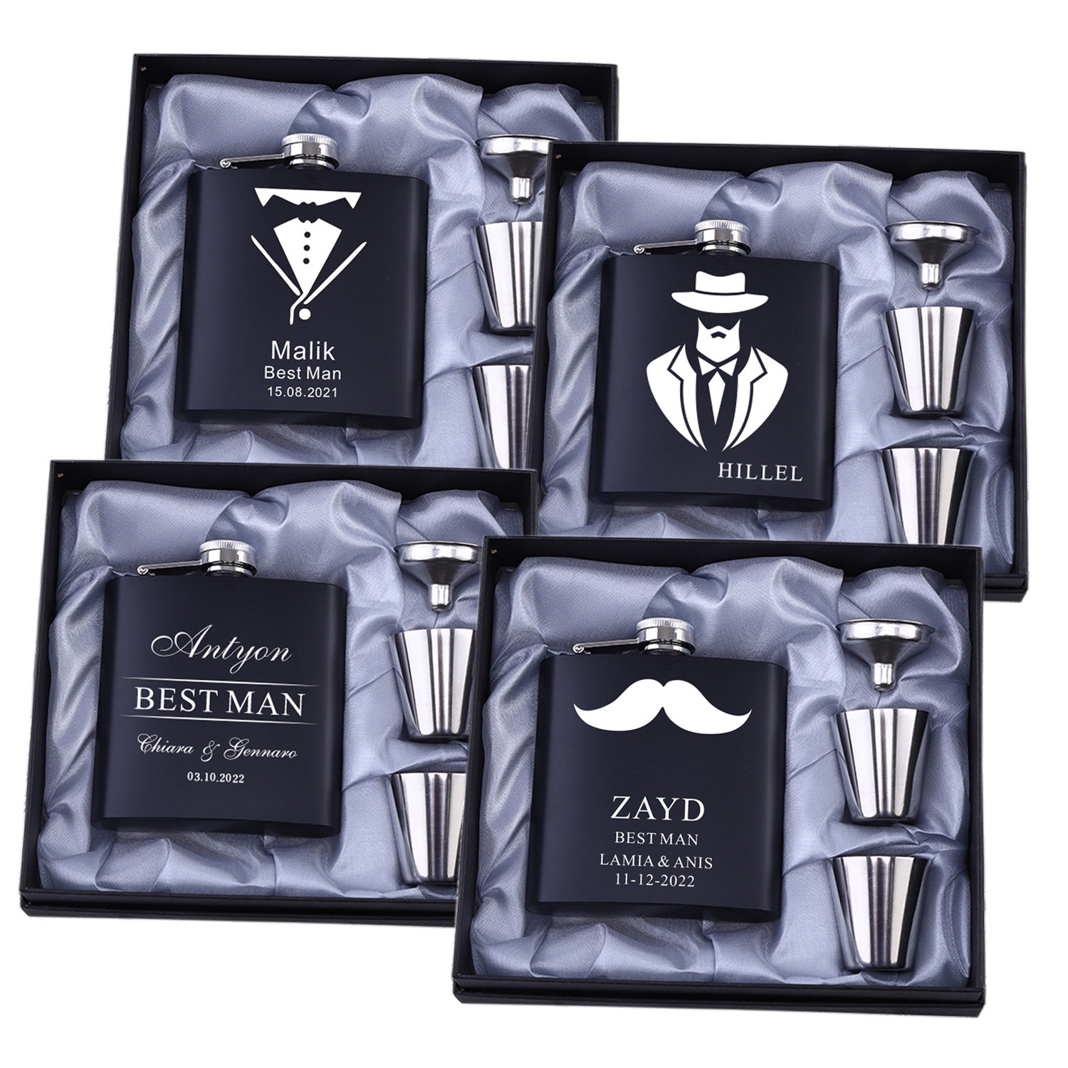 Personalized Logo Hip Flask Se - Men'S Grooming House ulasan dan harga
