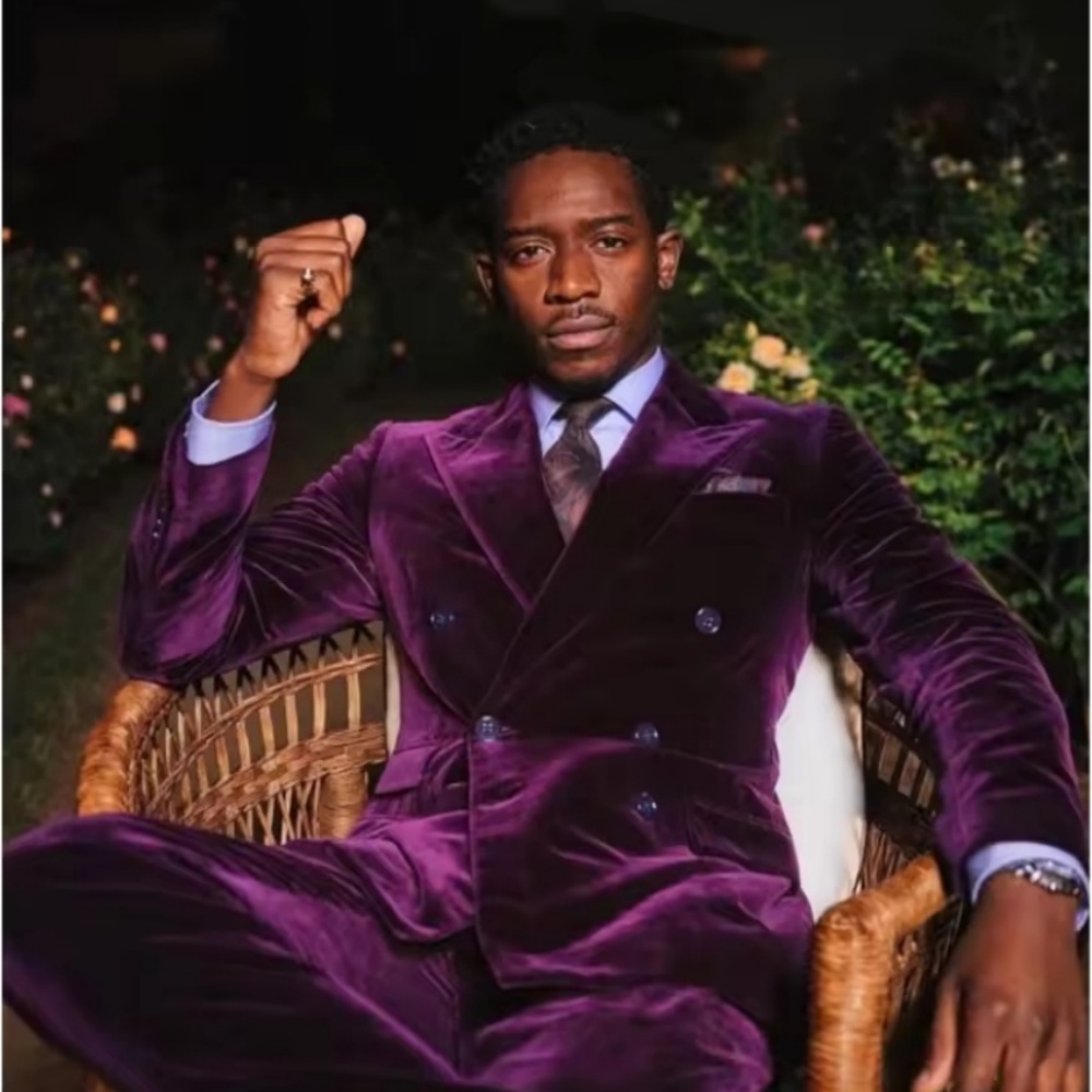 Classic Velvet Double Breasted - Men Grooming Outfit ulasan dan harga