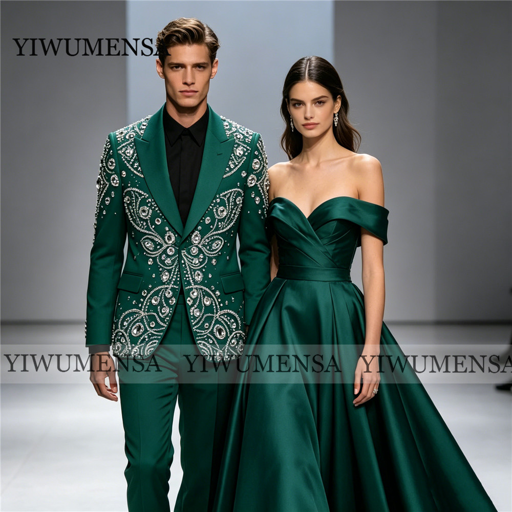 Exquisite Men's Suit For Weddi - Men Grooming Outfit ulasan dan harga