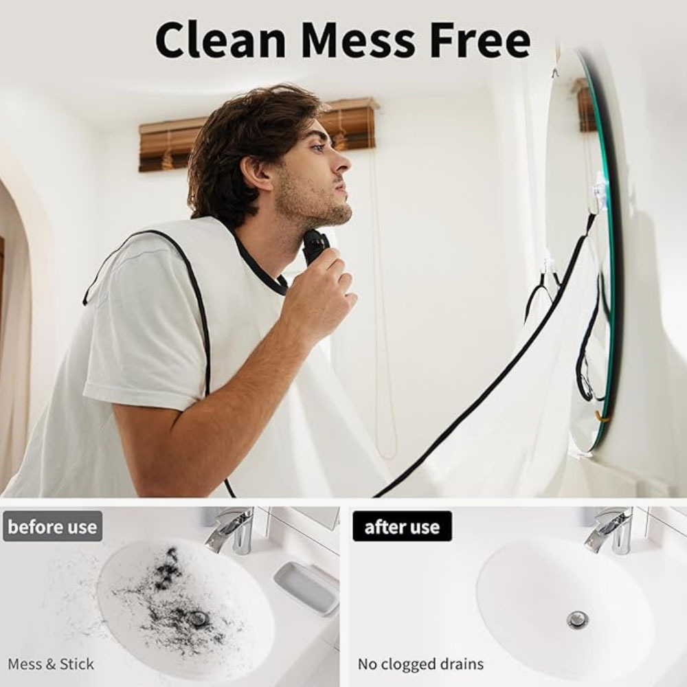 Beard Bib with2 Hooks,Men’s No - Men'S Beard Grooming ulasan dan harga