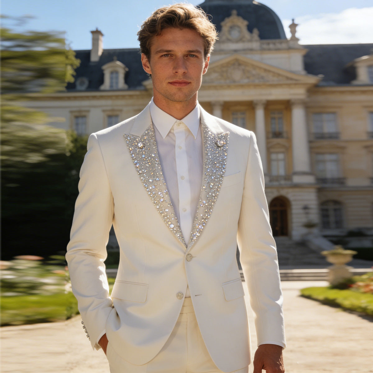 Customized Fashion Ornament Cr - Men Grooming Outfit ulasan dan harga