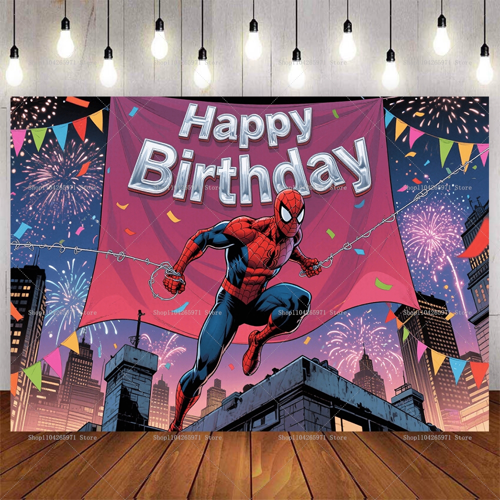 Cool Spider-Man Birthday Backd - Men'S Grooming House ulasan dan harga