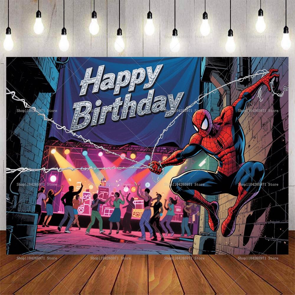 Cool Spider-Man Birthday Backd - Men'S Grooming House ulasan dan harga