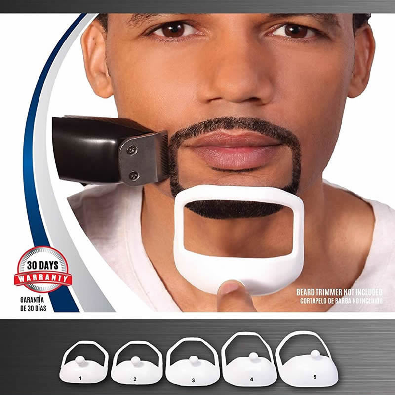 5Pcs Beard Styling Template Se - Men'S Grooming Guide ulasan dan harga