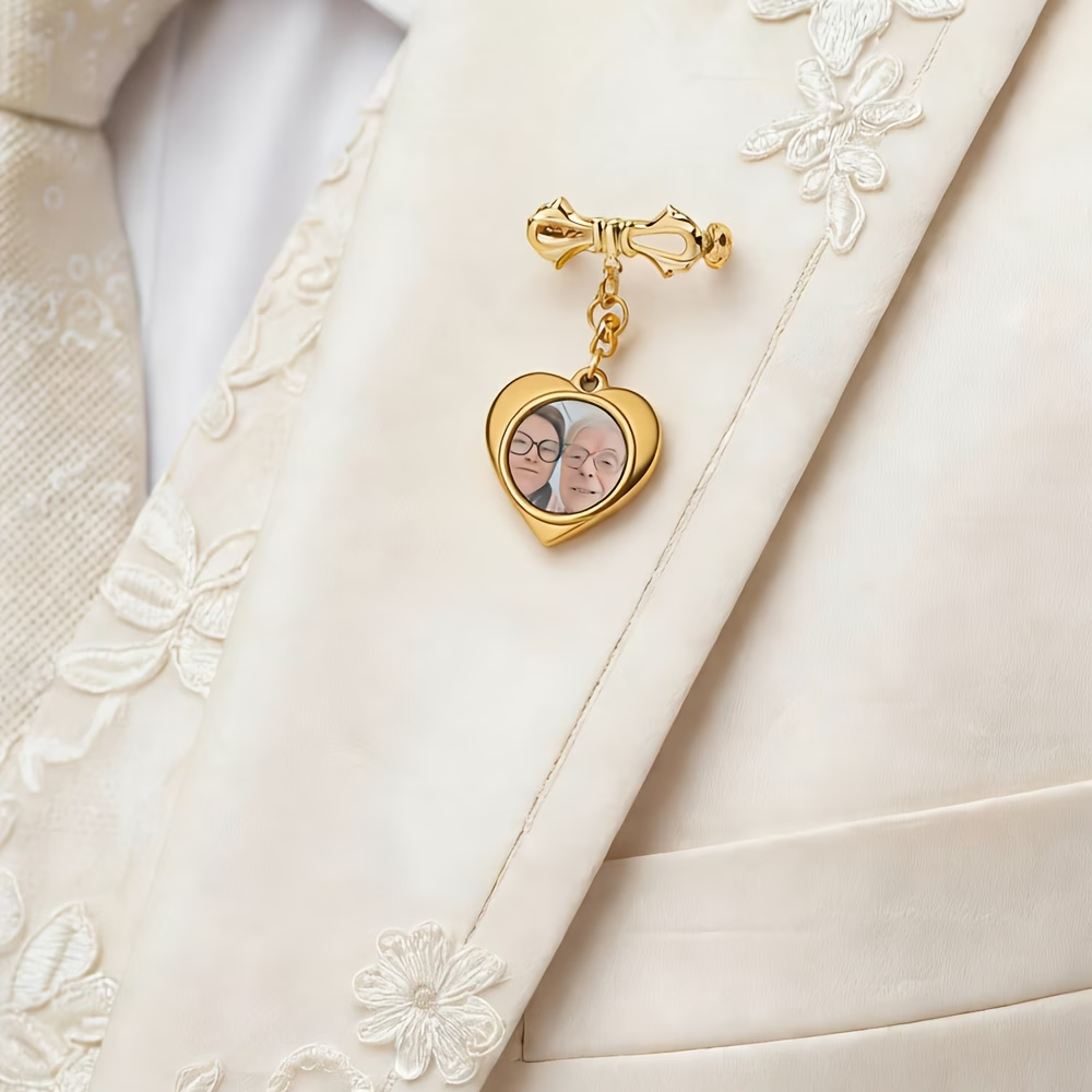 Custom Photo Brooch For Women  - Men Grooming Usa ulasan dan harga